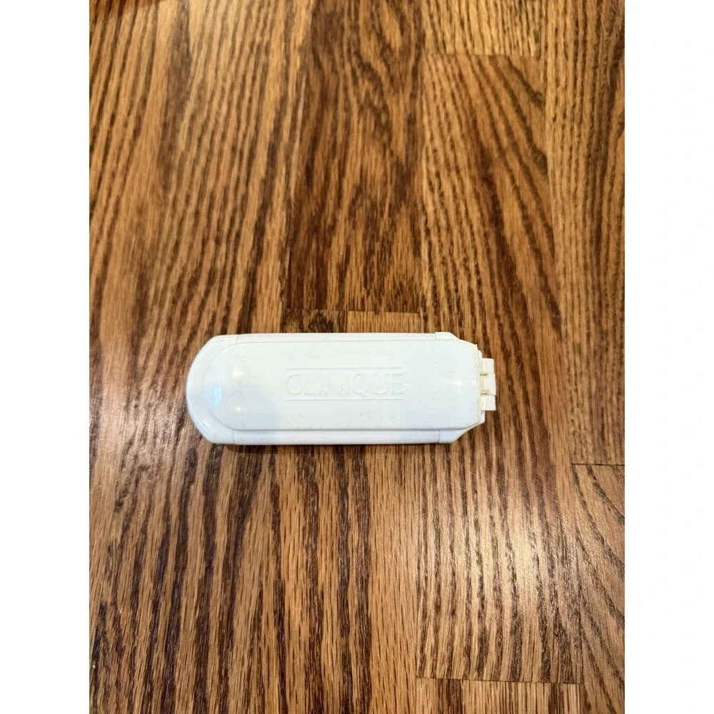 Vintage Clinique Foldable Hair Brush With Mirror Travel Size Folds in Half White